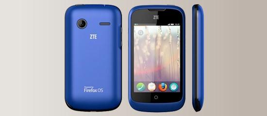 Dispositivo móvil ZTE Open en color azul